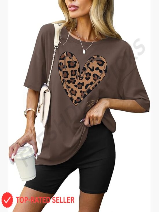 Oversized T-Shirt and Biker Short Matching Set Moisture Wicking Lounge